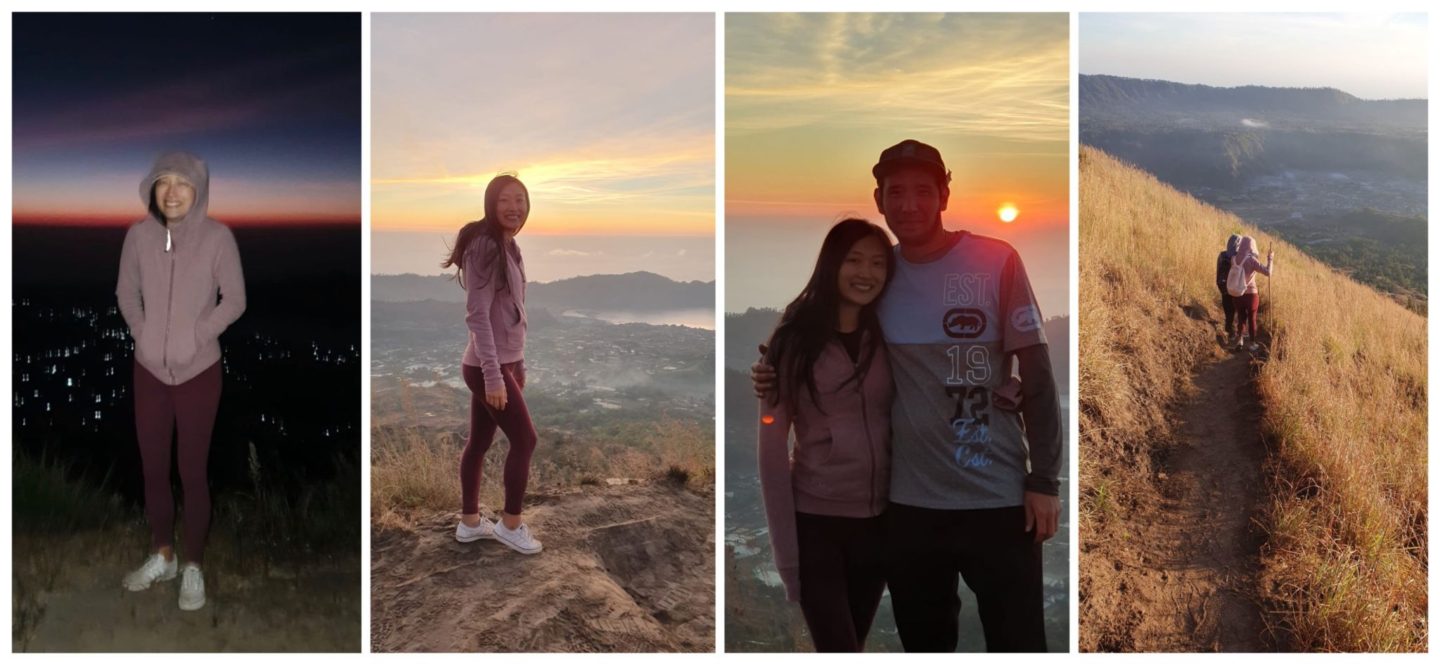 Vanessa and Ricky on Mt Batur